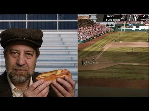 ASMR Watch a Baseball Game with Me - Baseball Fan Vintage Visit to the Ballpark