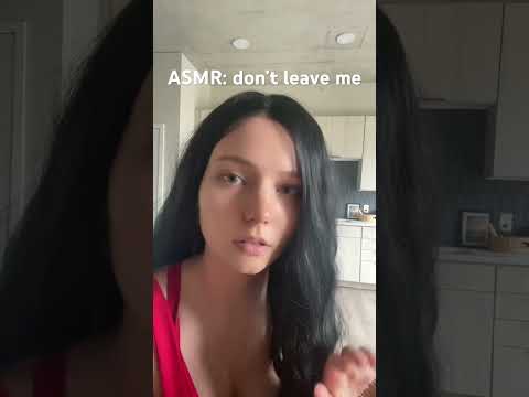 don’t leave 🤍#asmr #girlfriendasmr #whispering #cozyvibes #sleepasmr
