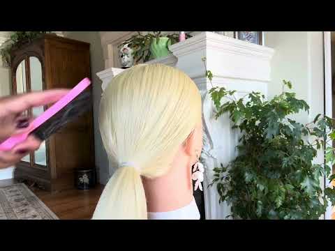 ASMR 🎀 Slick Bridal Hairstyles 🎀 Hairstyling - Perfectionist - Hair Fixing - Finishing Touches 🙈