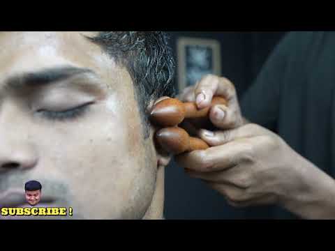 Wood Sticks Head And Neck Massage ASMR | Ear Massage ASMR | Neck Massage ASMR | Head Scratching