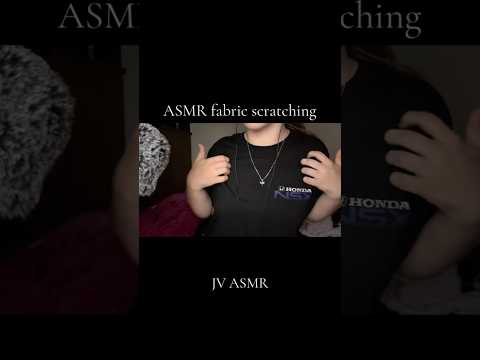 Small clip from my fabric scratching video :) #asmr #relax #asmrtriggers #fabricscratching