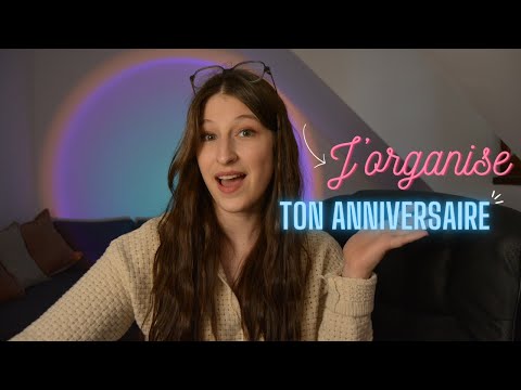 ASMR FR - 🍾 🎉J'ORGANISE UN EVENEMENT POUR TOI 🎂 ( CHUCHOTEMENT )