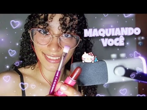 Deixa Eu Te Maquiar? | ASMR Roleplay Caseirinho Pra Relaxar!💄✨