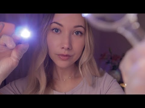ASMR Face Exam (But You Don’t Feel Like Talking Today…) 🔎