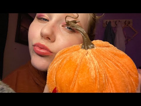 |ASMR| Old friend does your fall makeup roleplay 🍂🍁🌾🍄