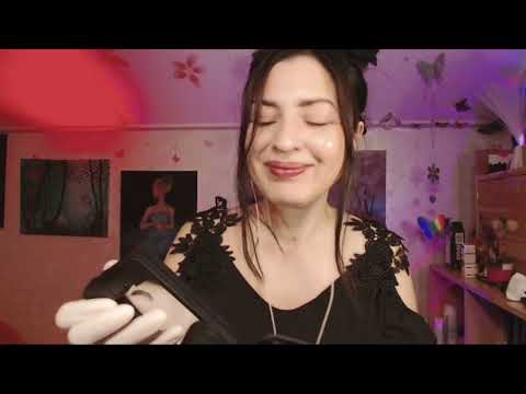 ASMR | Finnish Language (Suomeksi) | Facial Measurement (Exam), Face Brushing & Scalp Massage ✨