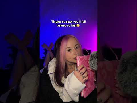 Tingles so slow you’ll fall asleep so fast😴 #asmr #asmrshorts #tingles #karmaasmr #asmrvideos
