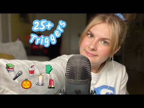 ASMR | 25+ Triggers in 10 Minutes♥️😴 (super tingly trigger assortment)