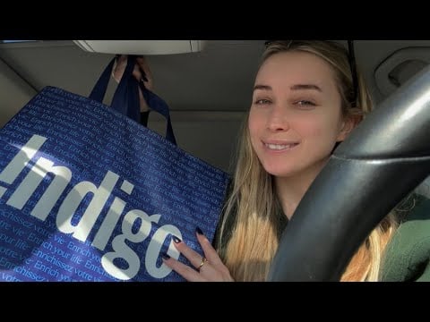 ASMR Come Book Shopping With Me! (book triggers plus haul, whispered)