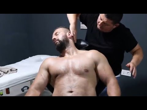 ASMR TURKİSH BARBER HEAD NECK BACK AMR EAR FACE MASSAGE