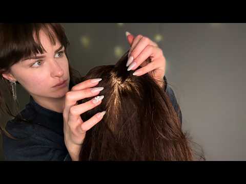 FAST & AGGRESSIVE Scalp Check (Hair Parting, Scratching, Plucking) [ASMR]