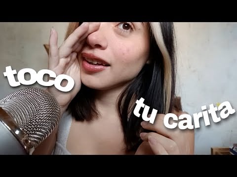 asmr MOUTH SOUNDS INTENSOS mientras TE TOCO LA CARITA 🧤🗿 | ASMR en Español