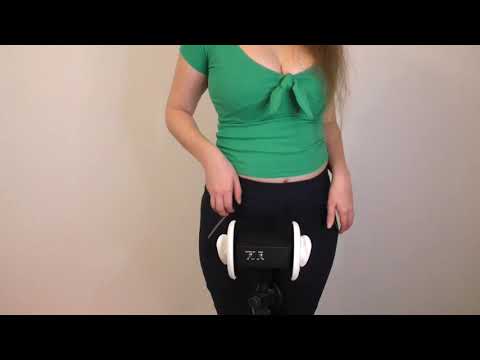 ASMR scratching leggings