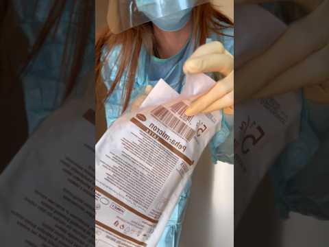 FULL PPE and surgical gloves ASMR #medicalexam #surgicalgloves #nurse #latexgloves