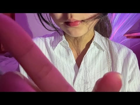 ASMR | Soft Face Touch + Tingly Mouth Sounds for Sleep💞