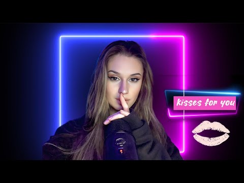 ASMR Intense Kisses & Whispers for Sleep 😴💋 (Inaudible, Mouth Sounds, Personal Attention)