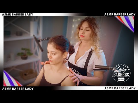 💈 ASMR Shoulders Massage by Barber Lady Margo