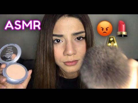 ASMR ROLEPLAY ESPAÑOL / Tu HERMANA MAYOR ANTIPÁTICA te MAQUILLA para tu CITA 🥰🔥