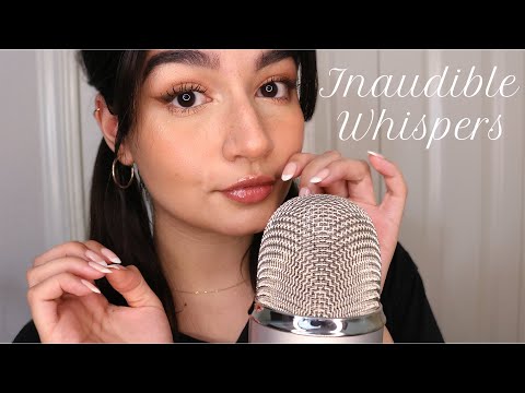 ASMR Inaudible Whispers + Tapping ~EXTREMELY TINGLY~