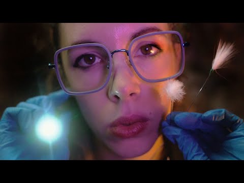 ASMR CRANIAL NERVE EXAM At Night 🌙 (CLOSE YOUR EYES)