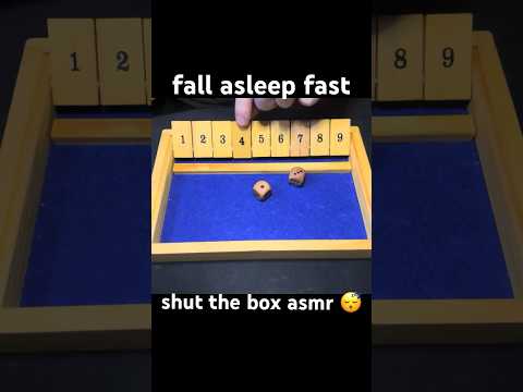 shut the box asmr 😴💤 #asmr #asmrshorts #softwhispers