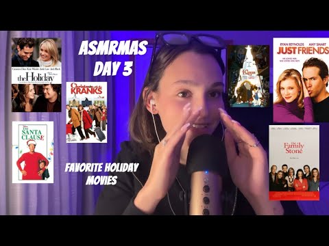 ASMR Favorite Holiday Movies 🍿✨(ASMRmas Day 3)