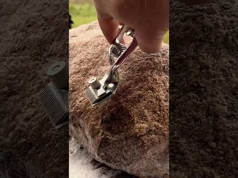 ASMR | Giving a Rock a Haircut #asmr