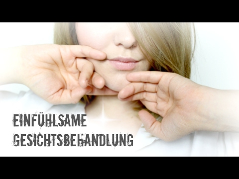 ASMR einfühlsame Gesichtsbehandlung ♡ sensitive facial treatment | Roleplay in german/deutsch