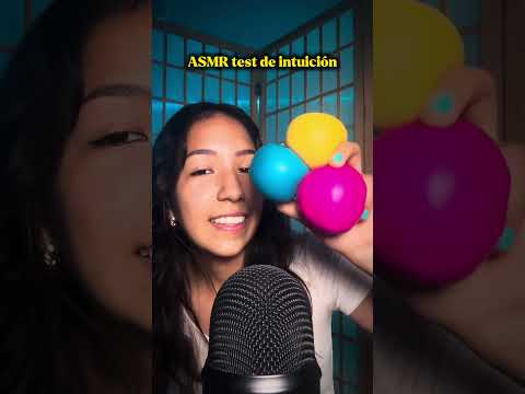 ASMR test de intuición 🤓 ¿adivinaste todito? #asmr #relax #mouthwhisper