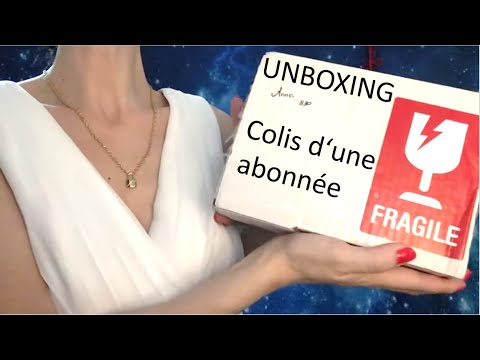 ASMR - Unboxing colis d'une abonnée Katherynna