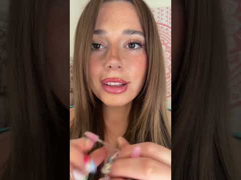 Let me brush your lashes #asmr