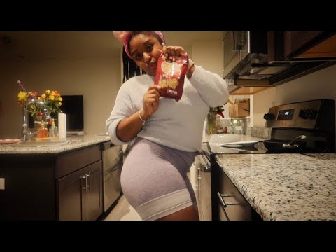 [ASMR] Make & Eat Popcorn With Me😋🍿🍴| Crunchy Sounds