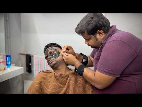 ASMR Barber Shamboo - Satisfying Deep Face & Ear Cleansing Massage (Guaranteed Sleep)