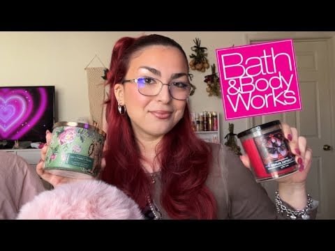 ASMR ☆ My Bath & Body Works Candle Collection (rambles, mouth sounds, tapping)
