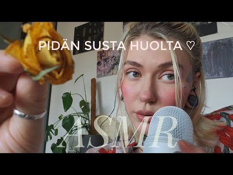 ASMR Suomi - Pidän susta huolta & intuitiivinen hoito ♡ (inaudible,käsiliikkeitä,lähikuiskauksia)