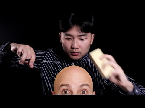 ✂대머리로 만드는 미용실 상황극 ASMR / Fast Haircut ASMR (NO TALKING)