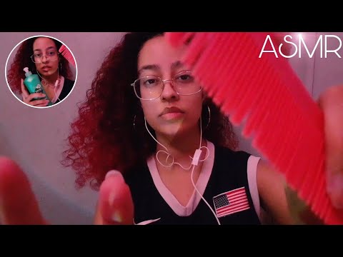 ASMR FINALIZANDO SEU CABELO CACHEADO