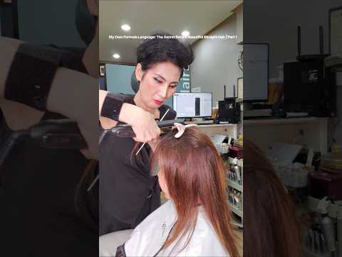 Hair Salon ASMR | Korean Hair Transformation & Magic Straightening | Rhea ASMR