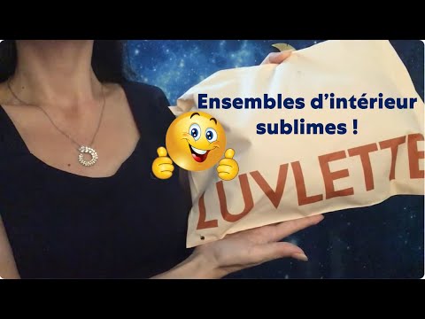 ASMR * Essayage de tenues d'intérieur Luvlette * nouvelle collection