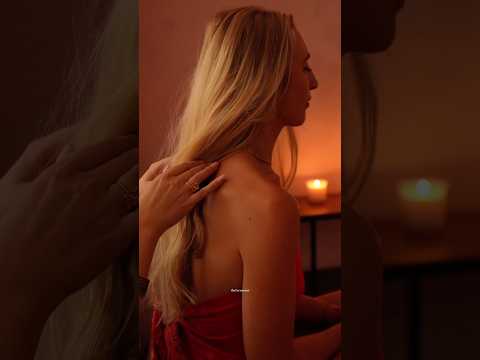 long hair and soft touch, long video linked here 🌙😴 #asmrmassage #asmrhair #asmrsounds #asmrvideo