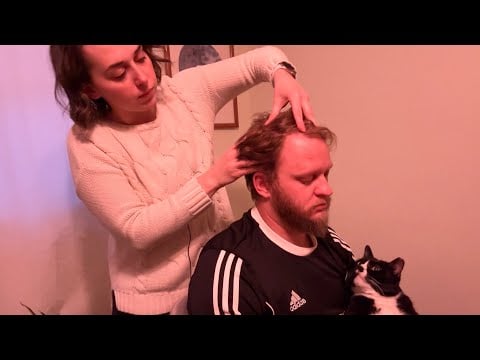 Deeply Relaxing ASMR Head Massage ✨ Soft Spoken Tingles for Sleep 💤 [Real Person ASMR]