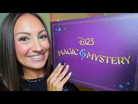 ASMR Unboxing Disney's D23 Magic & Mystery Box! ✨🔮✨ (gold member collector set)