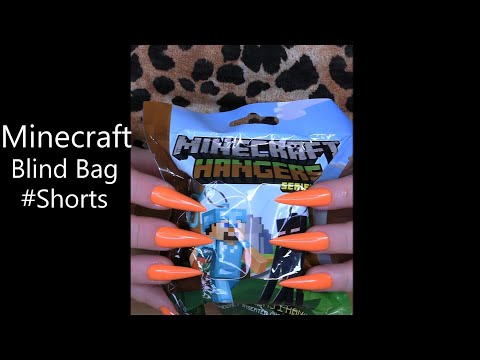 ASMR Unboxing Minecraft Hangers Series 2 Blind Bag #Shorts