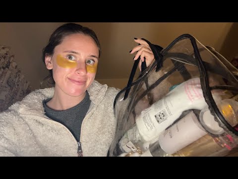 ASMR Rummaging Through My Toiletry Bag (Lofi Sounds and Tingly Tapping) 😴