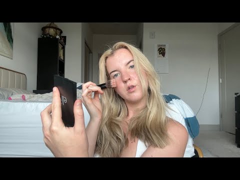 ASMR Helping Your Bestie Get Ready (hair play, personal attention, makeup application)