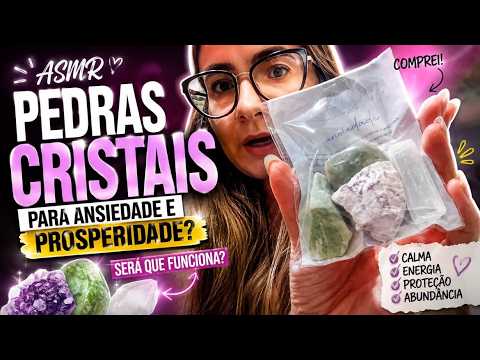 UNBOXING DE CRISTAIS - PARA QUE SERVE CADA UM ? #asmr 
