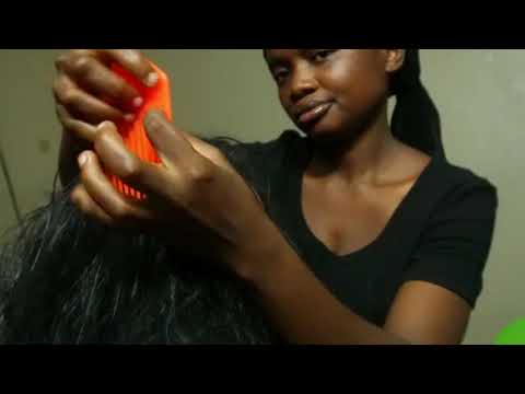 ASMR Scalp Oiling, Scratching & Massage