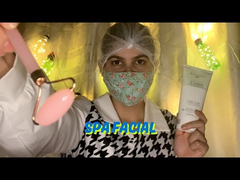 ASMR - SPA Facial Super Relaxante / Limpeza e Massagem