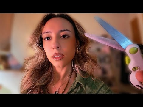 ASMR Haircut But She’s OBSESSED With You! 