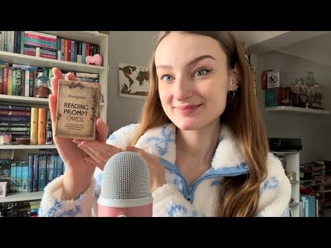 ASMR TBR Cards Pick my February Reads (book triggers and whispers) 